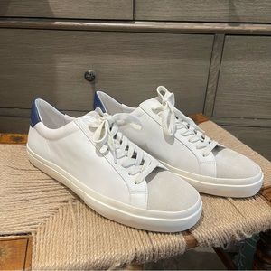 Vince Fulton Sneaker - Men's - size 13 - White Leather - NEW NEVER WORN